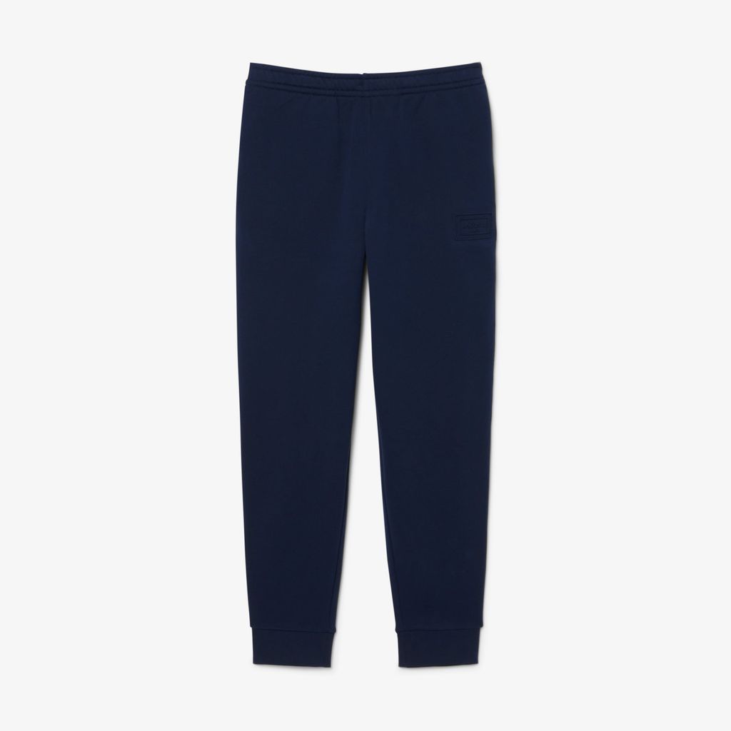 Quần Nỉ Lacoste Unisex Ống Côn Logo Dập Nổi