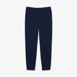 Quần Nỉ Lacoste Unisex Ống Côn Logo Dập Nổi