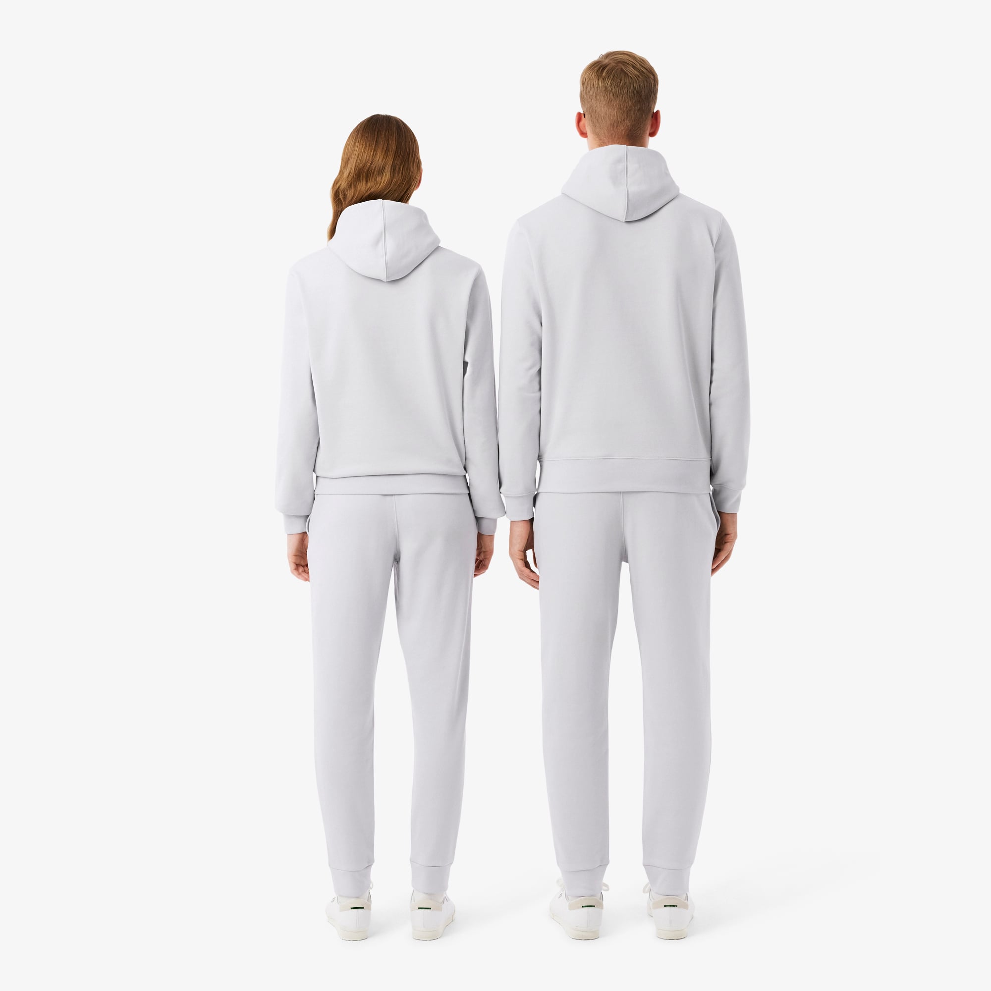 Quần Nỉ Lacoste Unisex Ống Côn Logo Dập Nổi