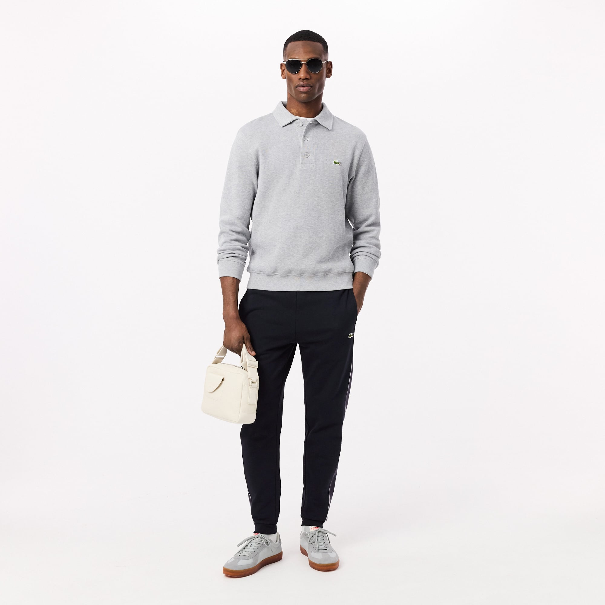 Quần Nỉ Lacoste Nam Ống Côn