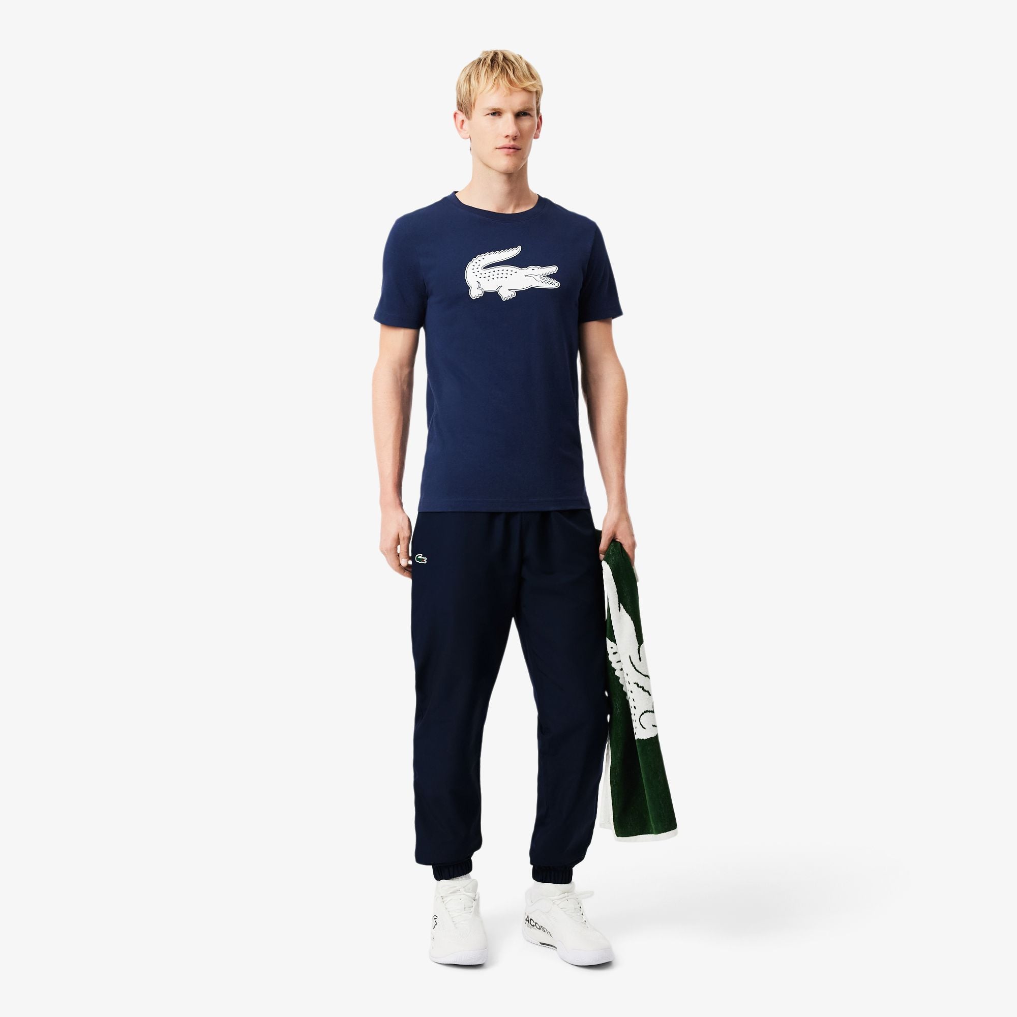 Quần Nỉ Thể Thao Lacoste Nam Dáng Rộng Siêu Nhẹ