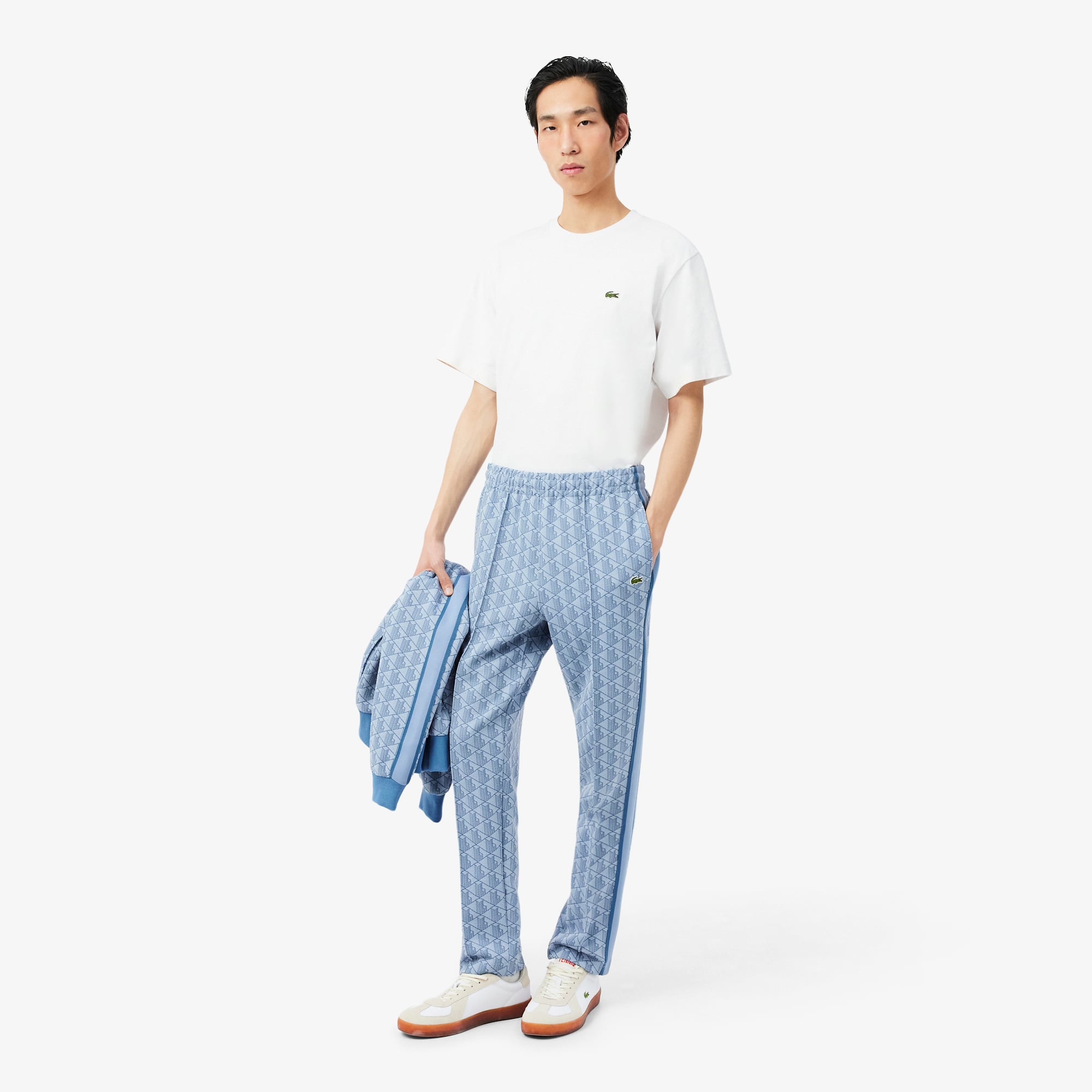 Quần Thể Thao Lacoste Nam Paris Họa Tiết Monogram