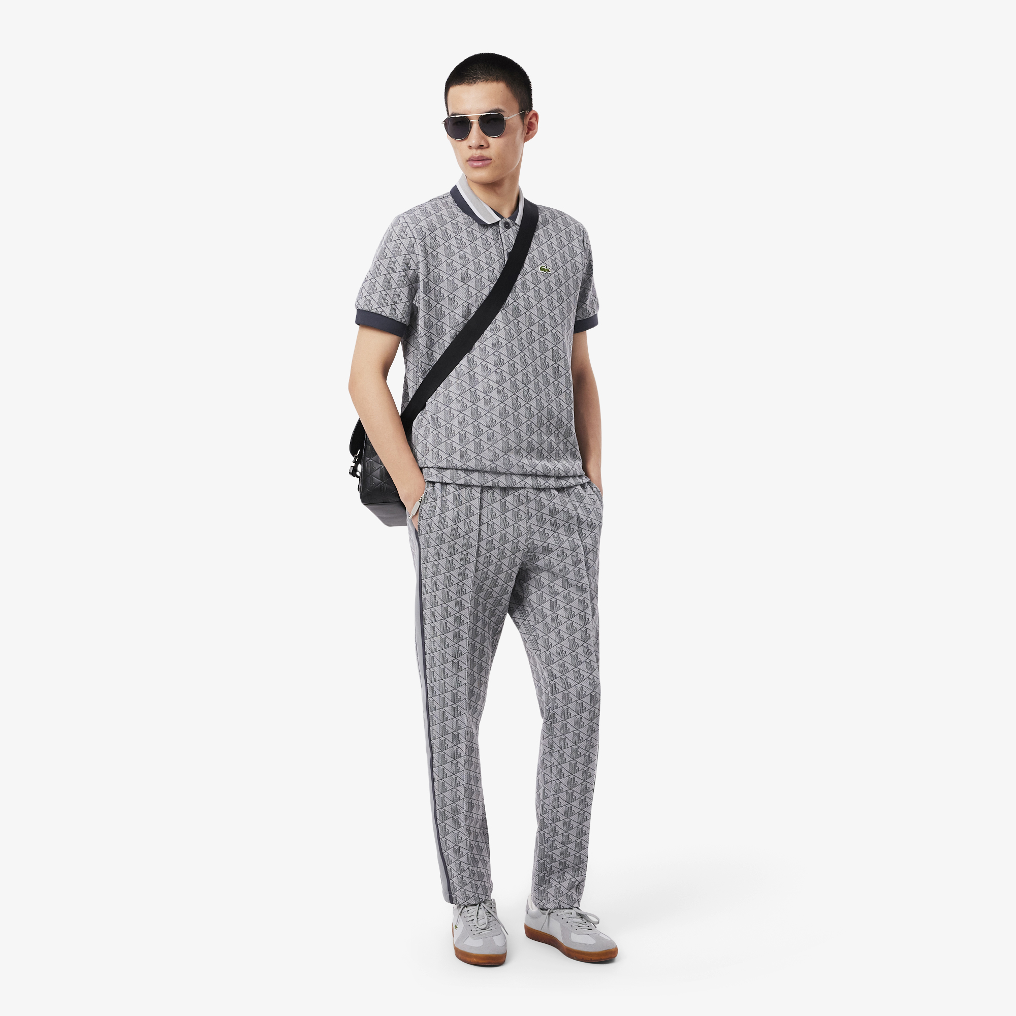 Quần Thể Thao Lacoste Nam Paris Họa Tiết Monogram