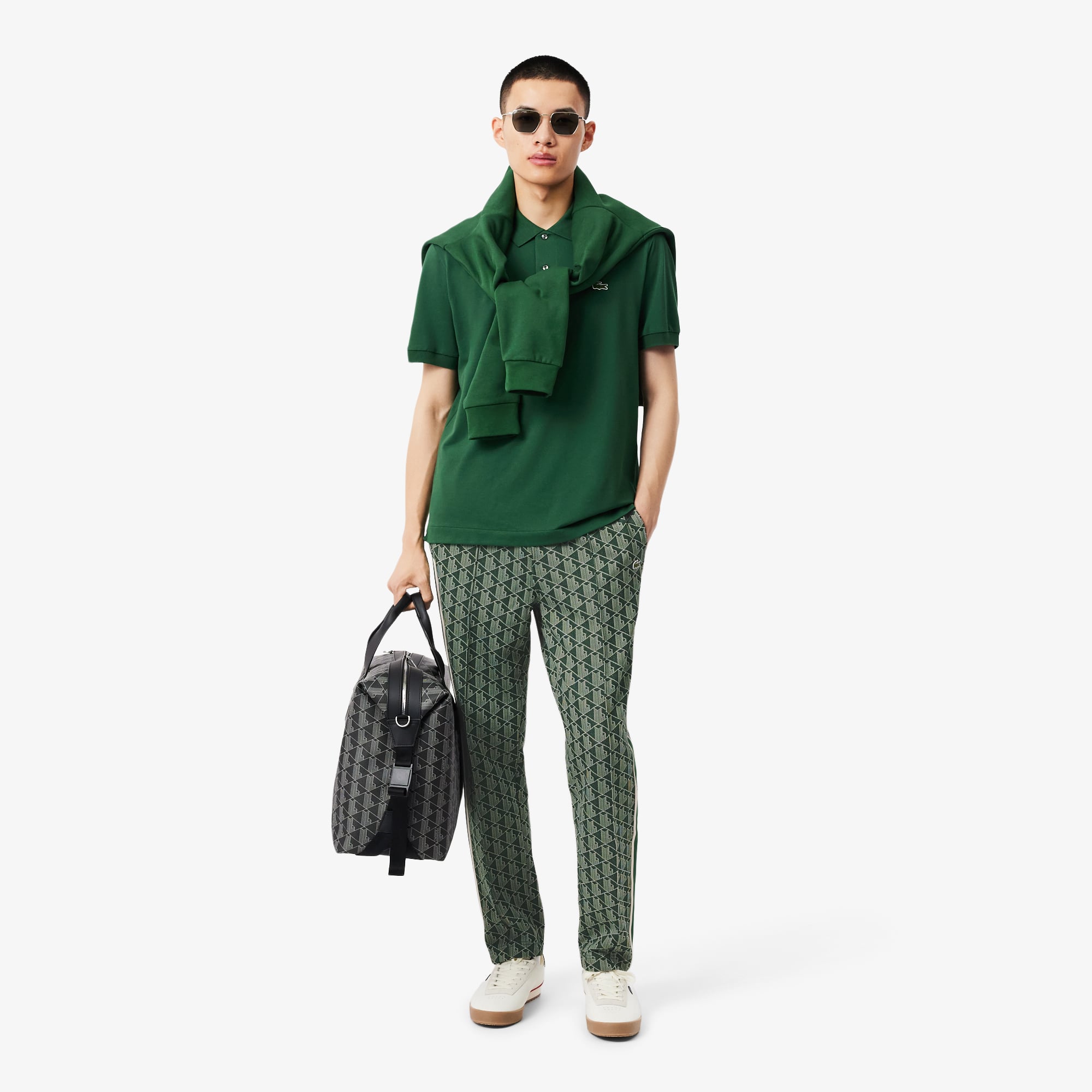 Quần Thể Thao Lacoste Nam Paris Họa Tiết Monogram