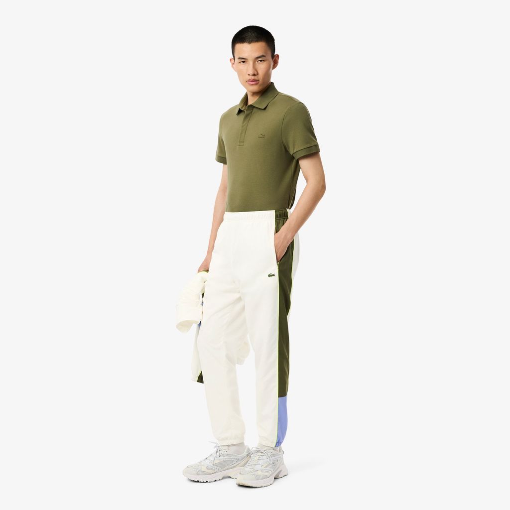 Quần Nỉ Lacoste Nam Họa Tiết Colour-Block Chống Thấm Nước