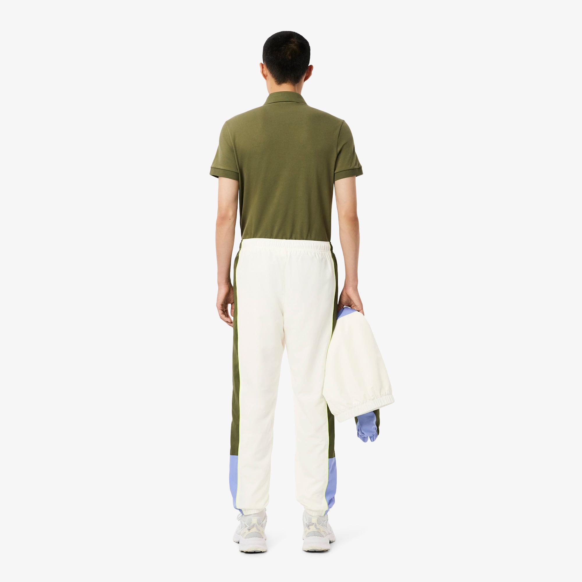 Quần Nỉ Lacoste Nam Họa Tiết Colour-Block Chống Thấm Nước