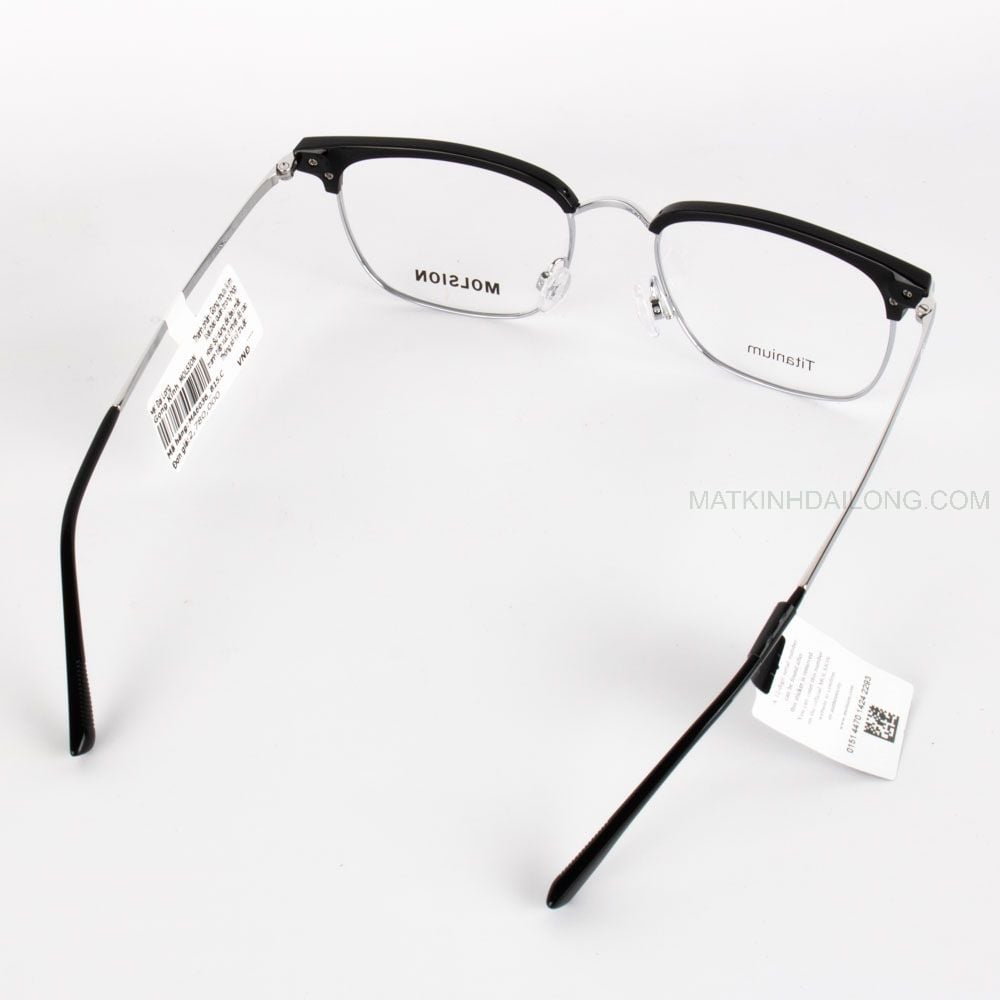  GỌNG KÍNH MOLSION MA6036_B15 TITANIUM VUÔNG NAM, NỮ 