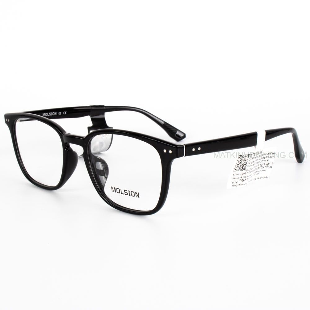  GỌNG KÍNH MOLSION MJ5159_B10C NHỰA ACETATE VUÔNG NAM, NỮ 