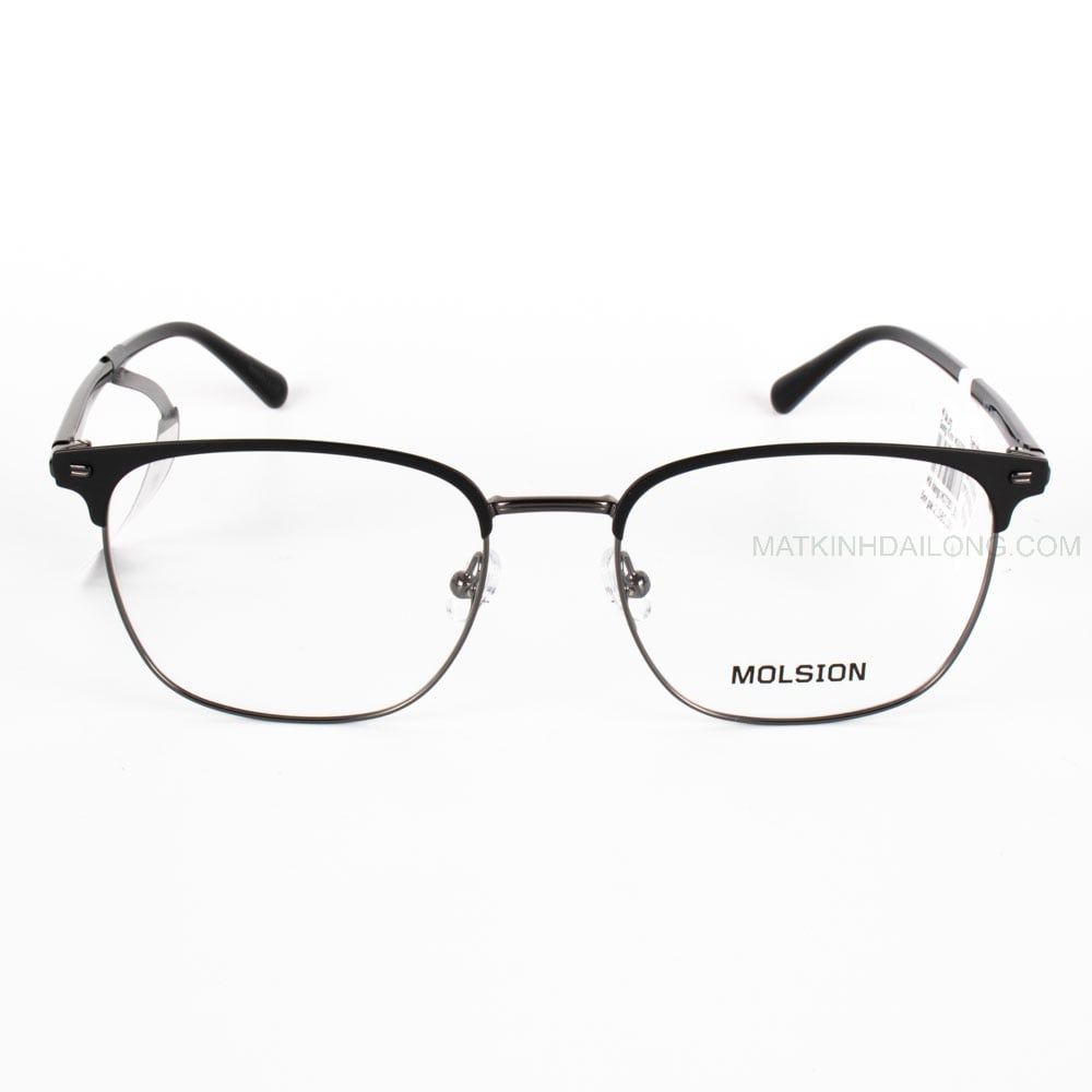  GỌNG KÍNH MOLSION MJ7357_B11C KIM LOẠI VUÔNG NAM, NỮ 