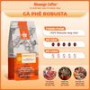  Cà phê Robusta nguyên chất rang mộc 100% vị truyền thống đậm đà thơm nồng cafe pha phin ngon gói 500gr từ Message Coffee 