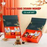  Set Quà Tặng Cà Phê Đặc Sản - Hộp Quà Doanh Nghiệp Cao Cấp, Combo Quà Tặng Cafe Nguyên Chất, cafe Hòa Tan Kèm Phin, thìa Từ Message Coffee 