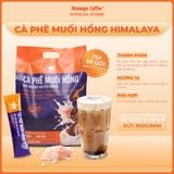  Túi Cà phê hòa tan Muối Hồng Himalaya đậm đà từ Message Coffee, đặc sản cafe Huế thơm ngon tiện lợi 