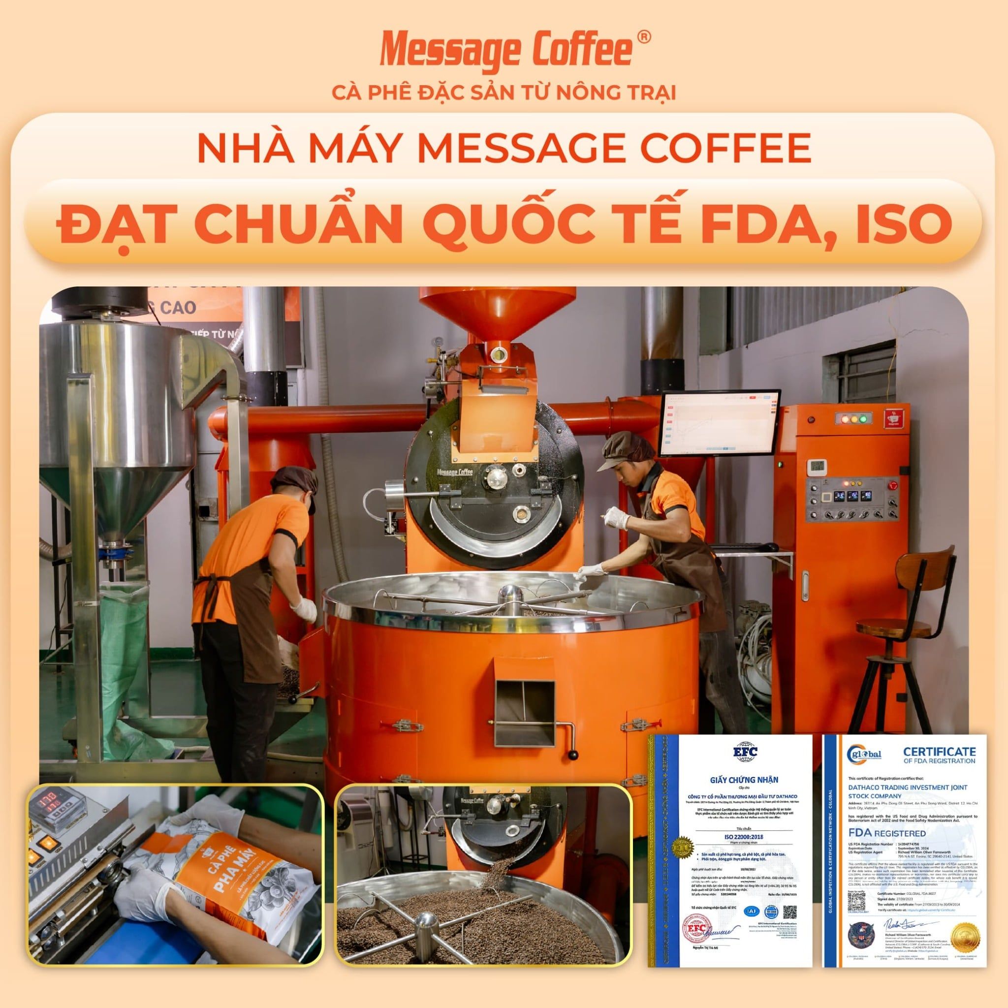  Cà phê DECAF cao cấp - Cafe robusta tách cafeine, ít đắng, dành cho người nhạy cảm với cafeine, không mất ngủ gói 200gr 