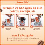  Cà phê Arabica Cầu Đất nguyên chất 100% hậu vị ngọt thơm quyến rũ gói 500g Pha Máy - Cold Brew và Drip từ Message Coffee 