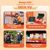  Cà phê nguyên chất Cầu Đất Blend rang mộc 100% thơm quyến rũ hậu ngọt đắng đầm dùng pha máy - pha phin từ Message Coffee 