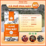  Cà phê pha máy M3 BLEND 8,5:1,5 (85% Robusta 15% Arabica) gói 10KG từ Message Coffee 