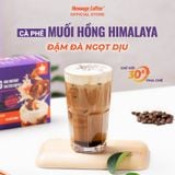  Cà phê Muối Hồng Himalaya hòa tan đậm đà từ Message Coffee, đặc sản cafe Huế thơm ngon tiện lợi, hộp 10 gói x 18gr 