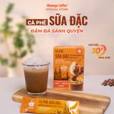  Cà Phê Sữa Đặc Hòa Tan chuẩn gu Việt, đậm đà sánh mịn từ Message Coffee, Cafe Hòa tan 4in1 – Hộp 10 Gói x 18gr 