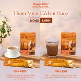  Cà Phê Sữa Đặc Hòa Tan chuẩn gu Việt, đậm đà sánh mịn từ Message Coffee, Cafe Hòa tan 4in1 – Hộp 10 Gói x 18gr 