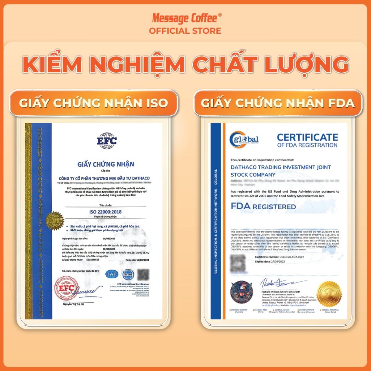  Cà Phê Sữa Đặc Hòa Tan chuẩn gu Việt, đậm đà sánh mịn từ Message Coffee, Cafe Hòa tan 4in1 – Hộp 10 Gói x 18gr 