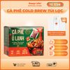  Cà phê Cold Brew túi lọc Arabica Cầu Đất tiện lợi một bước pha chế cho người bận rộn từ Message Coffee hộp 10 túi x 20gr 