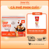 Cà phê Phin giấy Blend Robusta Arabica cafe nguyên chất tiện lợi pha chế từ Message Coffee hộp 12 túi 12 gr