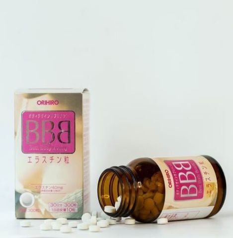 Viên uống ORIHIRO BBB Best Beauty Body tăng kích thước và săn chắc ngực, 300 viên/hộp