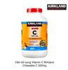 Viên ngậm Vitamin C 500mg Kirkland 500 viên của Mỹ