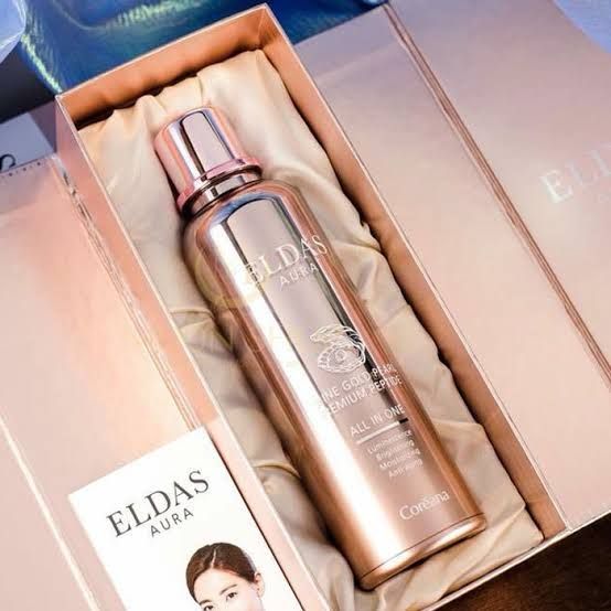 Tinh Chất Tế Bào Gốc Eldas Aura Coreana Shine Gold Pearl Premium Peptide