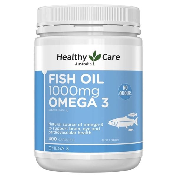Viên uống dầu cá Omega-3 Healthy Care 400 Viên