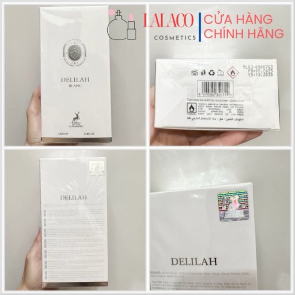 Nước Hoa Maison Alhambra Delilah Blanc Eau De Parfum (EDP) 100ml