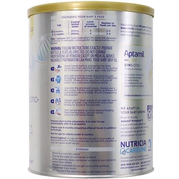 [Tem Bắc Nam] Sữa Aptamil Profutura Úc Synbiotic Số 3 - Sữa Bột Công Thức 900g