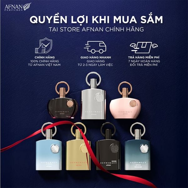 Nước Hoa Nữ Afnan Historic Doria EDP 100ml - Nốt Hương Nữ Tính, Lãng Mạn, Cổ Điển