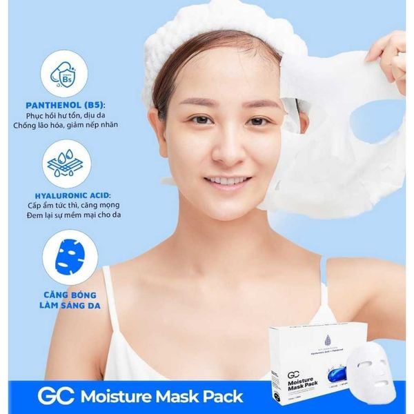 Mặt nạ B5  cấp ẩm GC Nature Moisture Mask Pack  cấp ẩm phục hồi thế hệ mới dành cho da nhạy cảm dung tích 23ml/gói