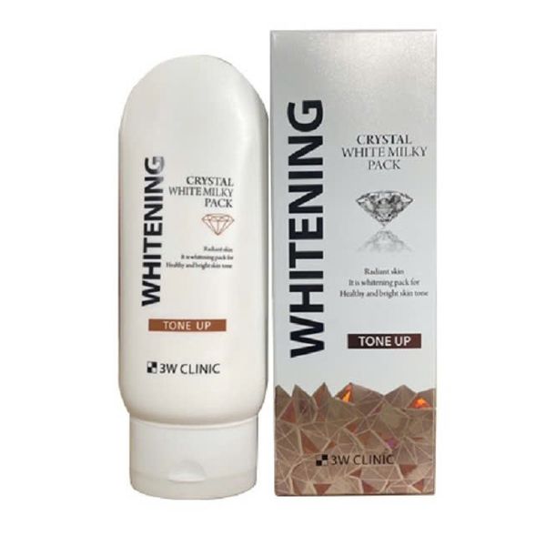 Kem Ủ Trắng Da Body 3W Clinic Crystal White Milky Pack 200gr