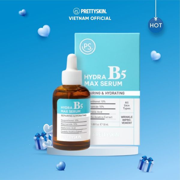 Serum giúp phục hồi dưỡng sáng B5 Prettyskin 50ml