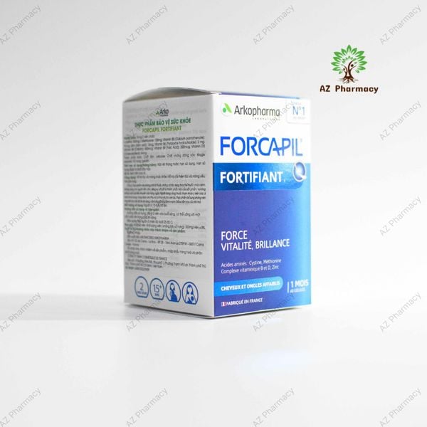 FORCAPIL ARKOPHARMA - Viên uống dưỡng tóc chắc khỏe, chống rụng tóc Pháp