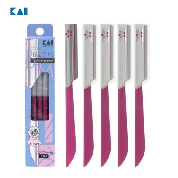 Set 3 - 5 - 10 dao cạo lông mày KAI Nhật Bản