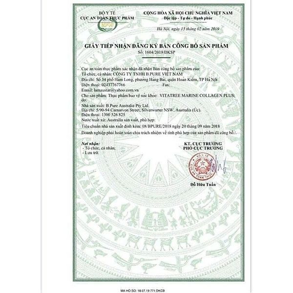 Viên Uống Vitatree Marine Collagen Plus Collagen Đẹp Da - 100 Viên