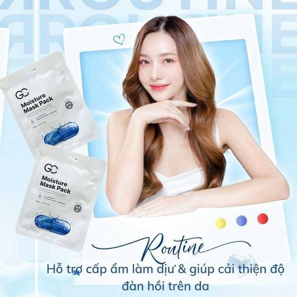 Mặt nạ B5  cấp ẩm GC Nature Moisture Mask Pack  cấp ẩm phục hồi thế hệ mới dành cho da nhạy cảm dung tích 23ml/gói