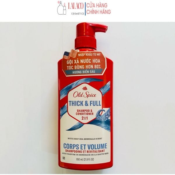 Dầu Gội Xả Old Spice Bearglove 650ml