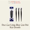 Dao Cạo Lông Mày Cán Dài Kai Groom ( Set 3 cây )