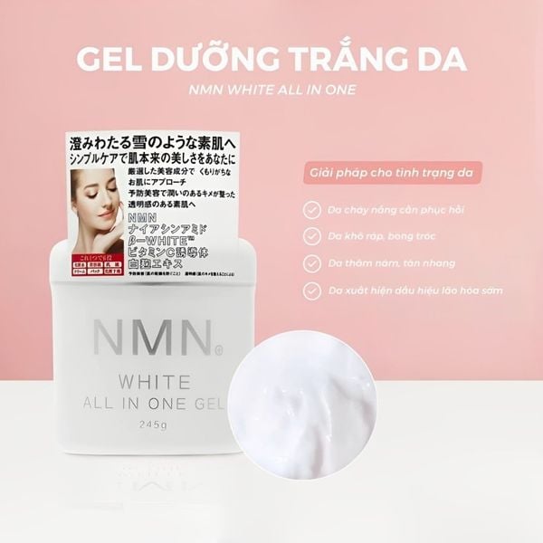 Kem dưỡng NMN Trắng Da Chống Lão Hóa Nâng Cơ Nhật Bản - Hộp 245g