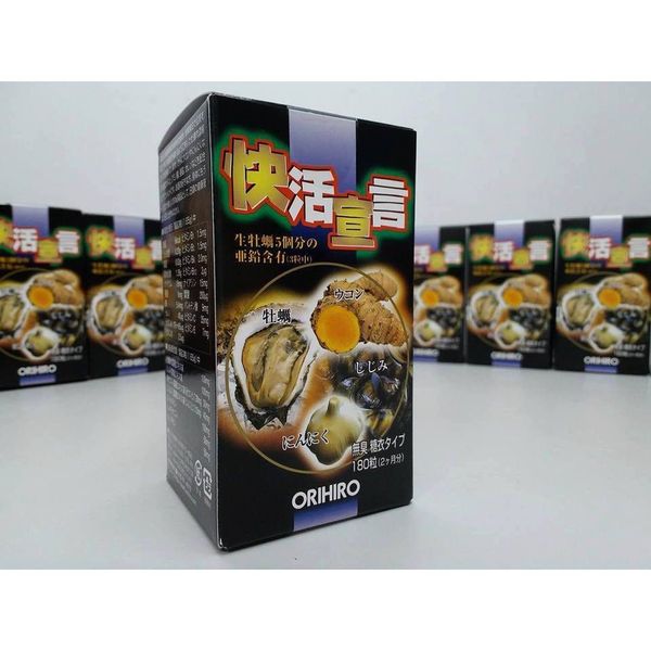 Tinh Chất Hàu Orihiro Hàu Nghệ Tỏi Vivacity 180 Viên | Hàu Giàu Kẽm + Nghệ + Tỏi Đen