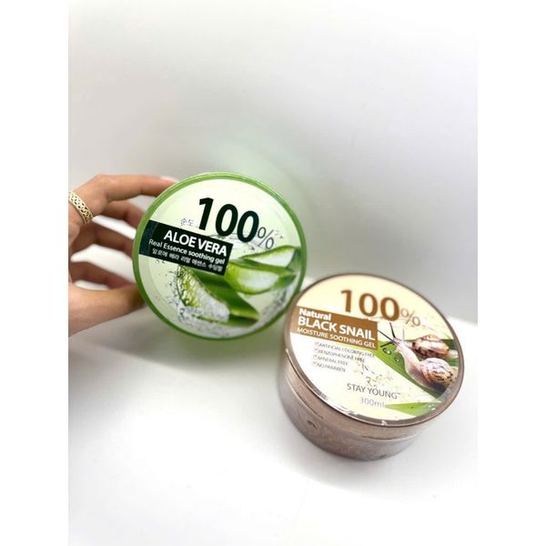 Gel lô hội StayYoung 300ml – Dưỡng ẩm, làm dịu da, dùng được cho mặt & body