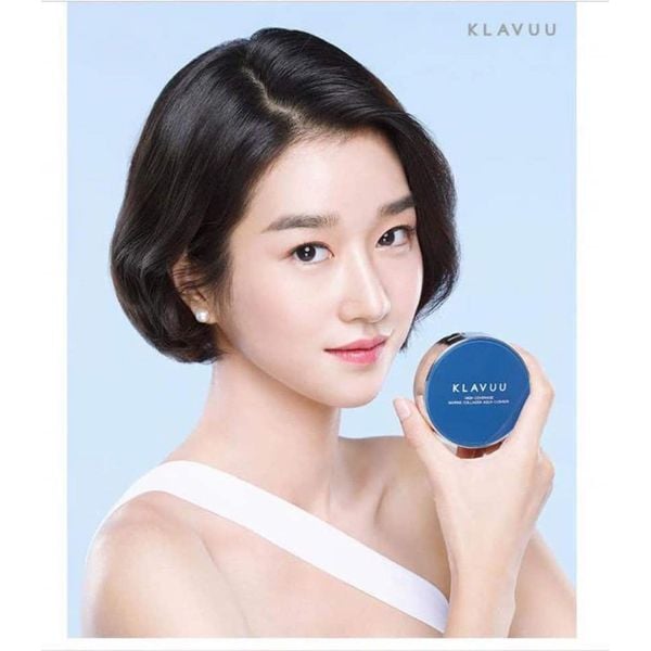 Phấn Nước Klavuu BLUE Pearlsation Collagen Aqua Cushion 12g