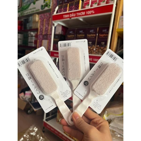 Bàn chải chà gót chân bằng đá san hô Sanada nội địa Nhật Bản