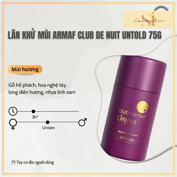 Lăn Khử Mùi ARMAF Club De Nuit