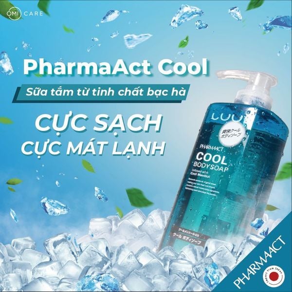 Sữa Tắm Nam Pharmaact Cool Body Soap 550ml