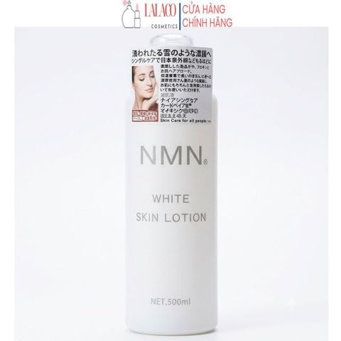 Nước hoa hồng cấp ẩm và dưỡng trắng da tế bào gốc NMN White Skin Lotion White Conc Nhật Bản 500ml